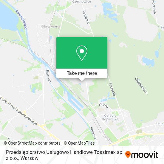 Przedsiębiorstwo Usługowo Handlowe Tossimex sp. z o.o. map