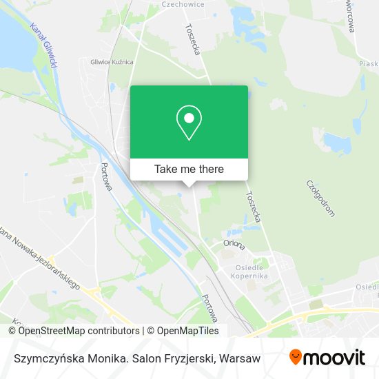 Szymczyńska Monika. Salon Fryzjerski map