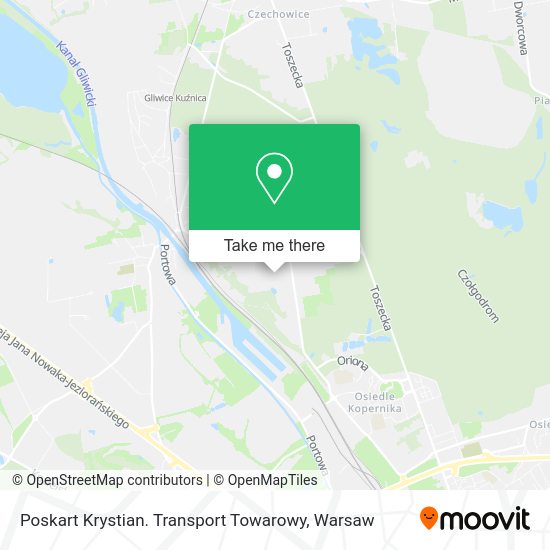 Poskart Krystian. Transport Towarowy map