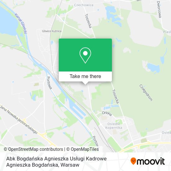 Abk Bogdańska Agnieszka Usługi Kadrowe Agnieszka Bogdańska map