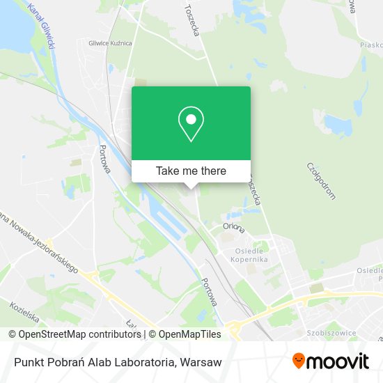 Punkt Pobrań Alab Laboratoria map