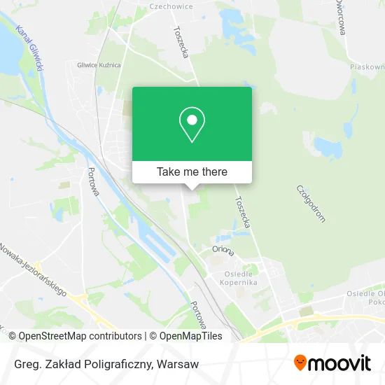 Greg. Zakład Poligraficzny map