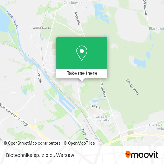 Biotechnika sp. z o.o. map