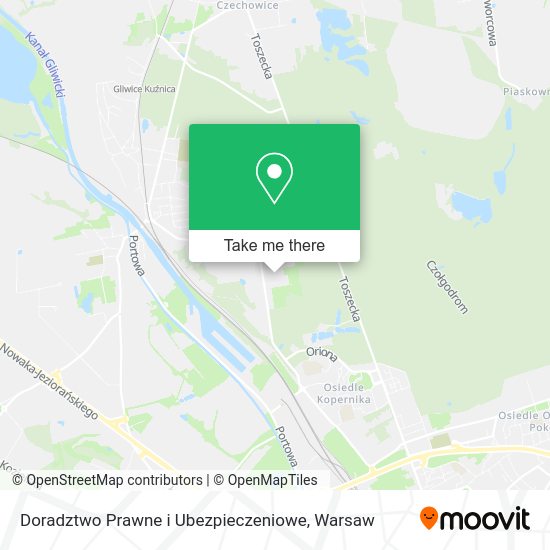 Doradztwo Prawne i Ubezpieczeniowe map