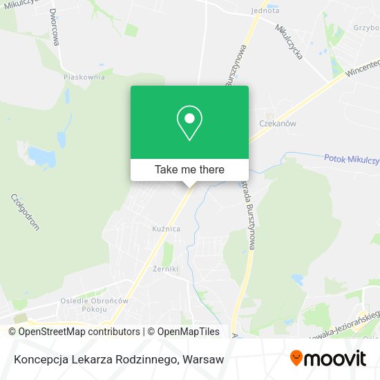 Koncepcja Lekarza Rodzinnego map