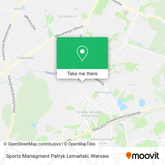 Sports Managment Patryk Lemański map