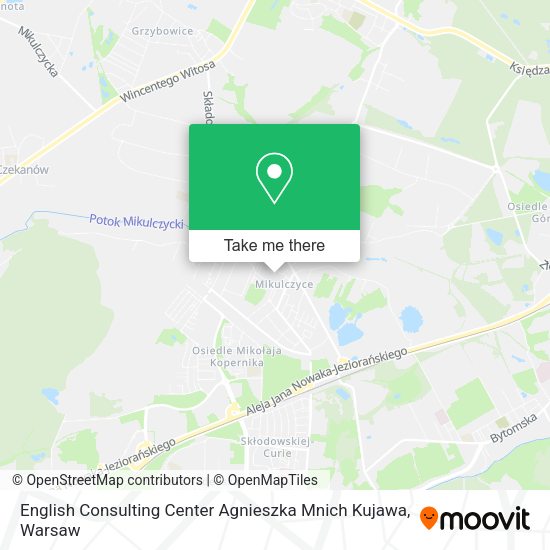 Карта English Consulting Center Agnieszka Mnich Kujawa