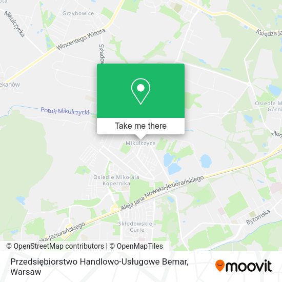 Przedsiębiorstwo Handlowo-Usługowe Bemar map