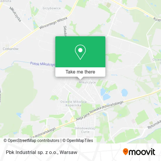 Карта Pbk Industrial sp. z o.o.