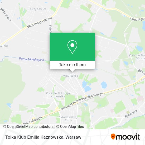 Tolka Klub Emilia Kaznowska map