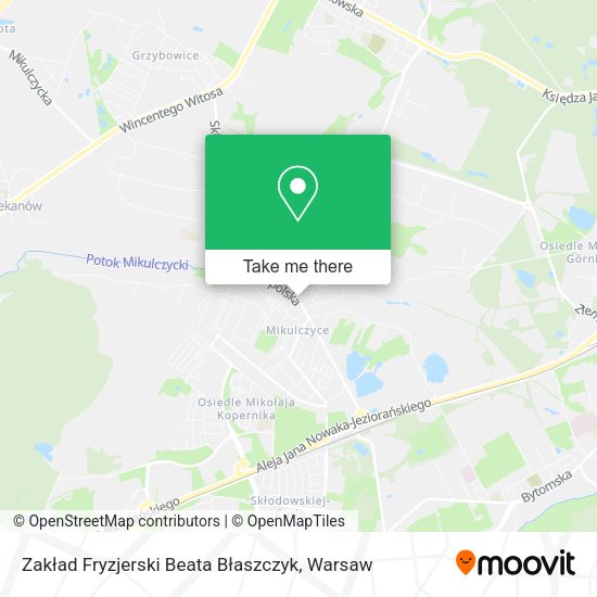 Zakład Fryzjerski Beata Błaszczyk map