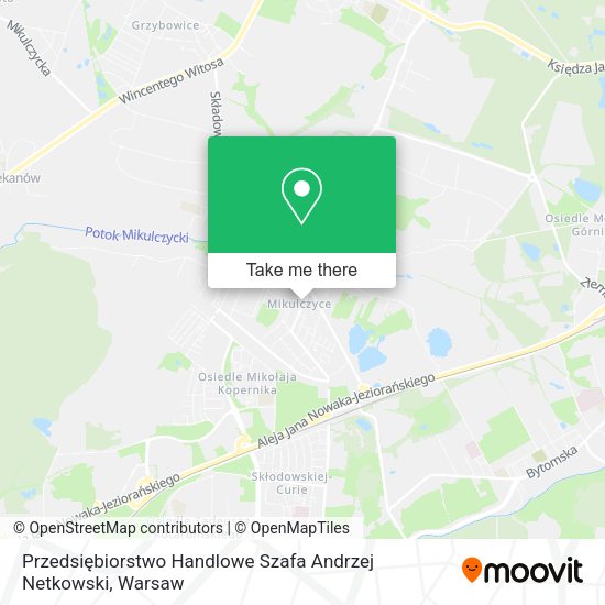 Przedsiębiorstwo Handlowe Szafa Andrzej Netkowski map