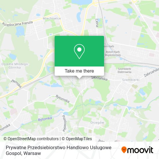 Prywatne Przedsiebiorstwo Handlowo Uslugowe Gospol map