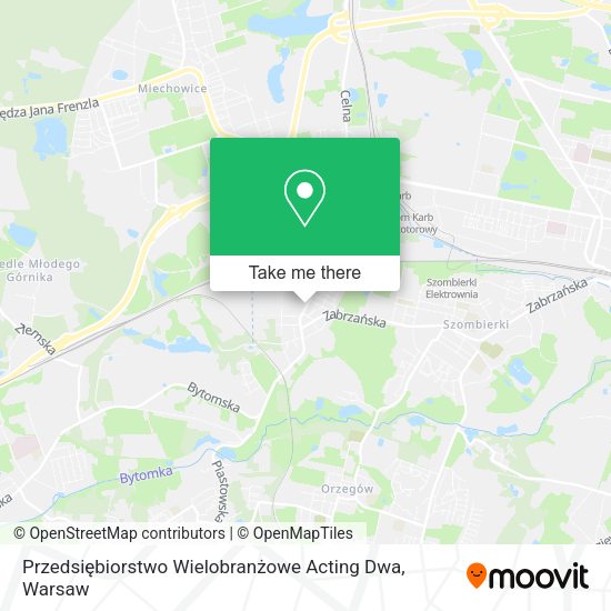 Карта Przedsiębiorstwo Wielobranżowe Acting Dwa