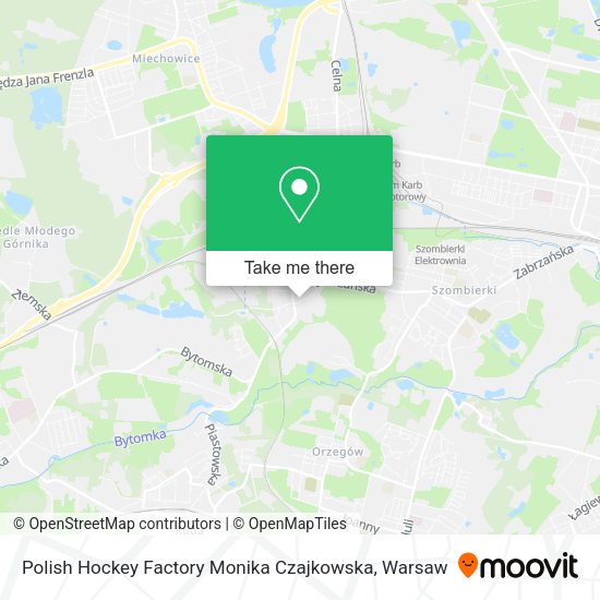 Polish Hockey Factory Monika Czajkowska map