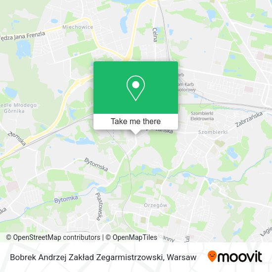 Bobrek Andrzej Zakład Zegarmistrzowski map