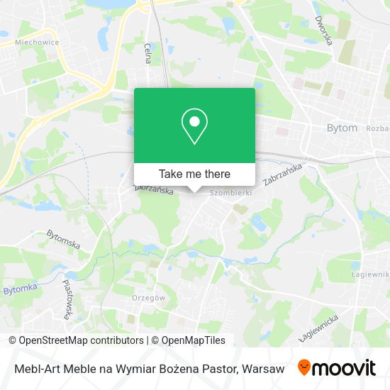 Mebl-Art Meble na Wymiar Bożena Pastor map