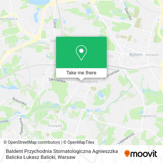 Baldent Przychodnia Stomatologiczna Agnieszzka Balicka Łukasz Balicki map