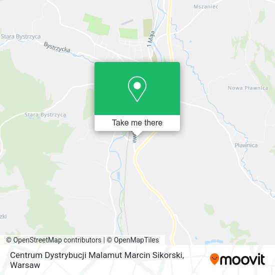 Centrum Dystrybucji Malamut Marcin Sikorski map