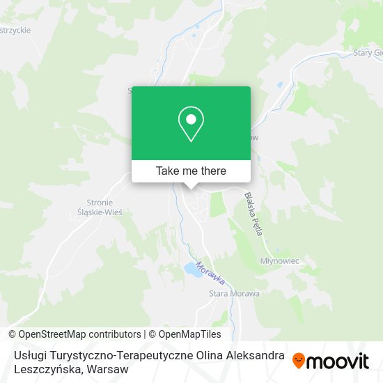 Usługi Turystyczno-Terapeutyczne Olina Aleksandra Leszczyńska map