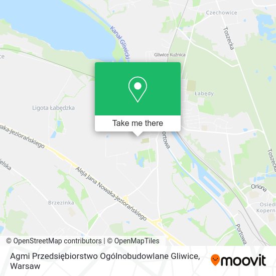 Agmi Przedsiębiorstwo Ogólnobudowlane Gliwice map