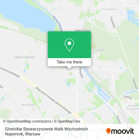 Карта Gliwickie Stowarzyszenie Walk Wschodnich Najemnik