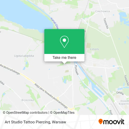Art Studio Tattoo Piercing map