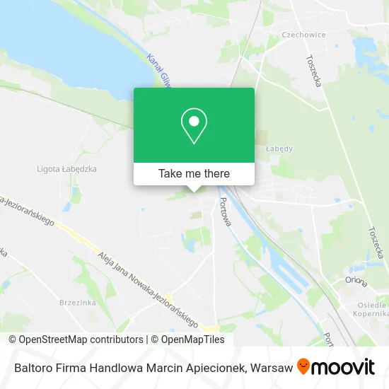Карта Baltoro Firma Handlowa Marcin Apiecionek