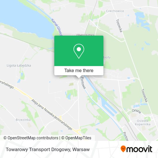 Towarowy Transport Drogowy map