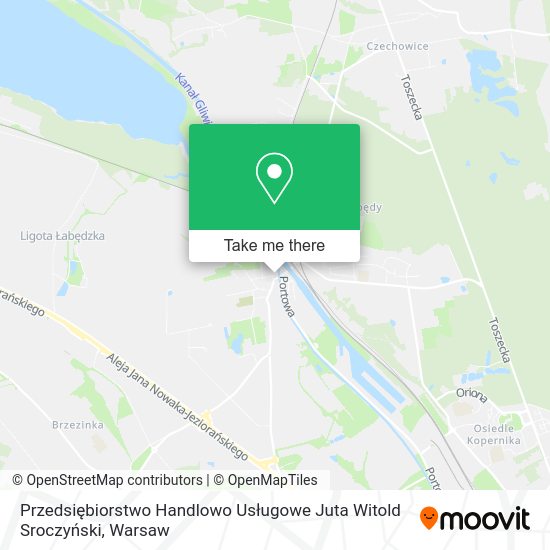 Przedsiębiorstwo Handlowo Usługowe Juta Witold Sroczyński map