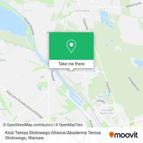 Klub Tenisa Stołowego Gliwice / Akademia Tenisa Stołowego map