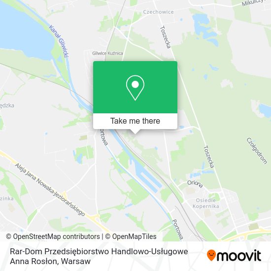 Rar-Dom Przedsiębiorstwo Handlowo-Usługowe Anna Rosłon map