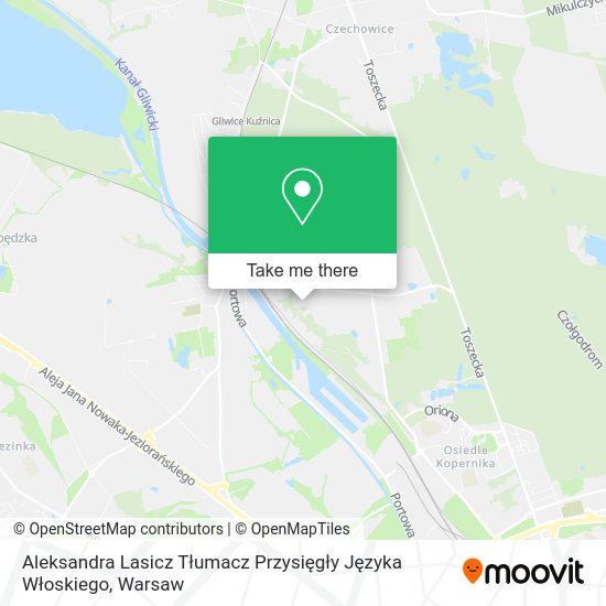 Aleksandra Lasicz Tłumacz Przysięgły Języka Włoskiego map