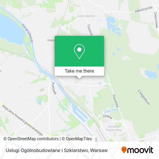 Usługi Ogólnobudowlane i Szklarstwo map