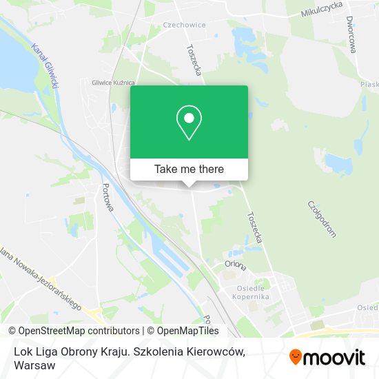 Lok Liga Obrony Kraju. Szkolenia Kierowców map