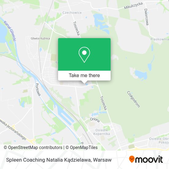 Spleen Coaching Natalia Kądzielawa map