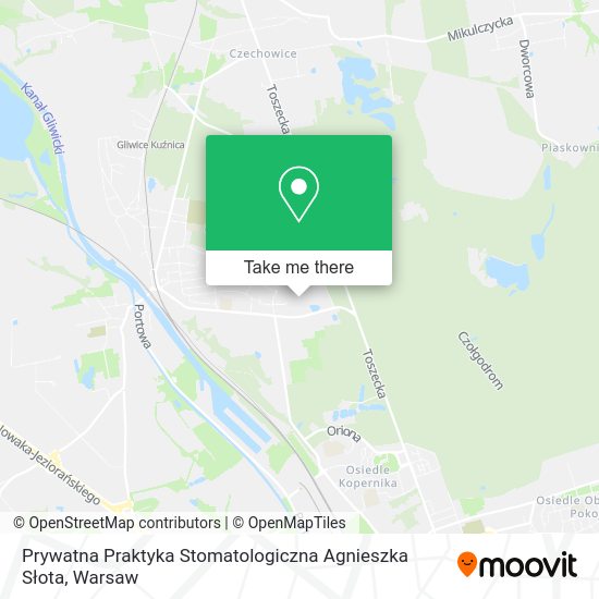 Prywatna Praktyka Stomatologiczna Agnieszka Słota map