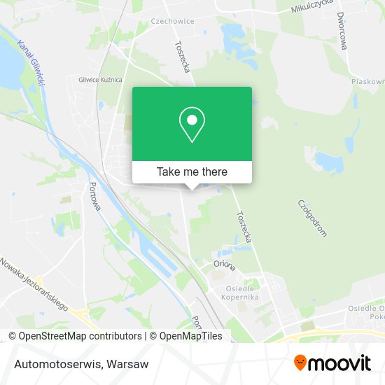 Automotoserwis map