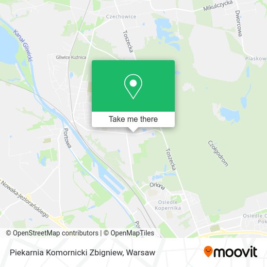 Piekarnia Komornicki Zbigniew map