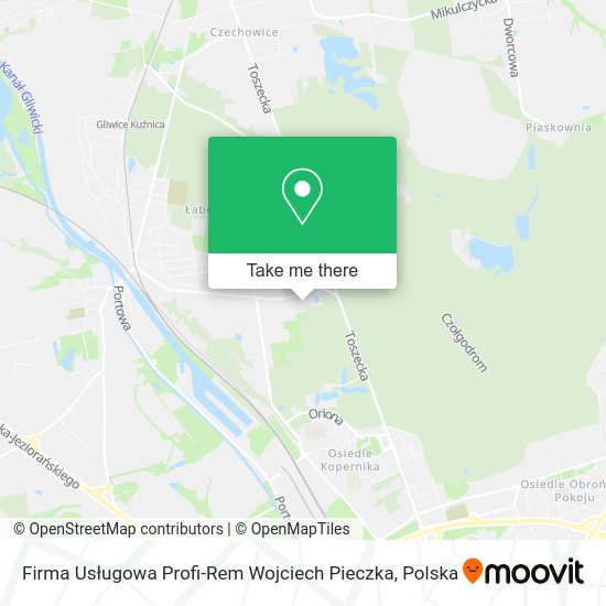 Firma Usługowa Profi-Rem Wojciech Pieczka map