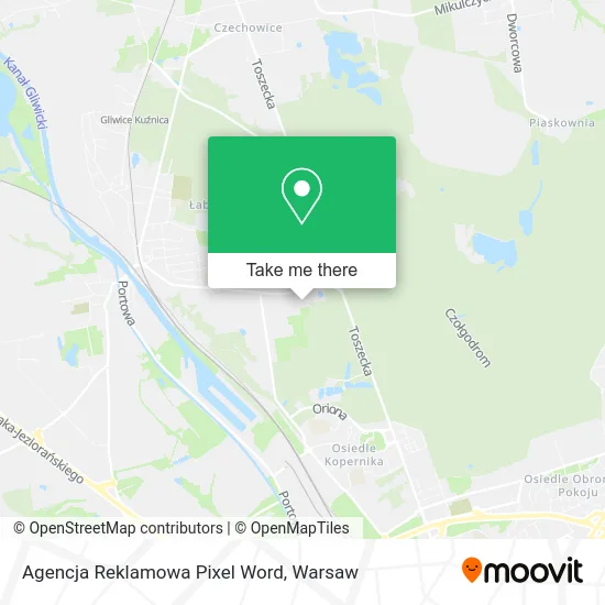 Карта Agencja Reklamowa Pixel Word