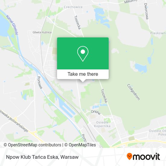 Npow Klub Tańca Eska map