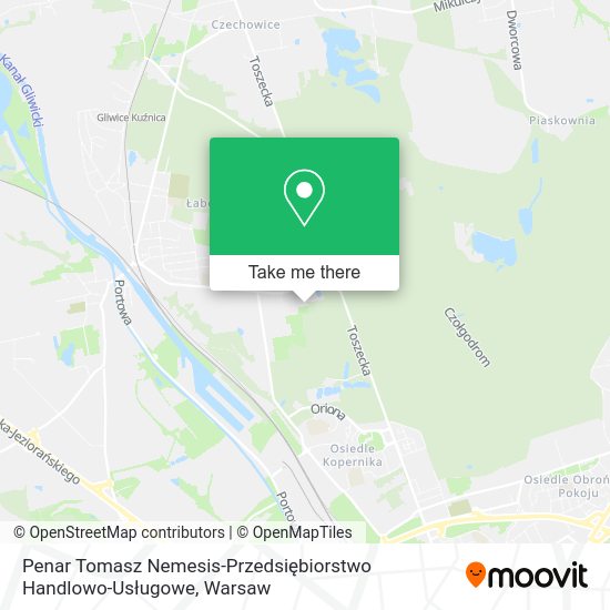 Penar Tomasz Nemesis-Przedsiębiorstwo Handlowo-Usługowe map