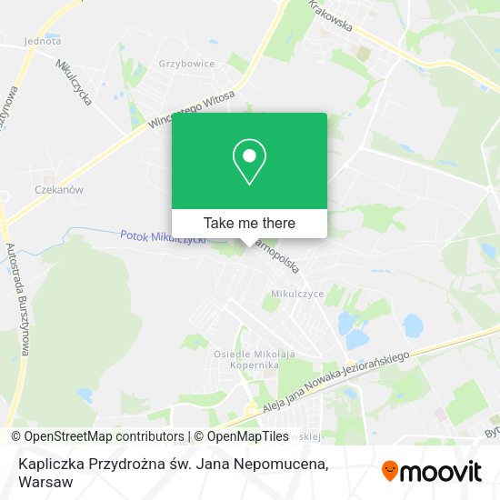 Kapliczka Przydrożna św. Jana Nepomucena map