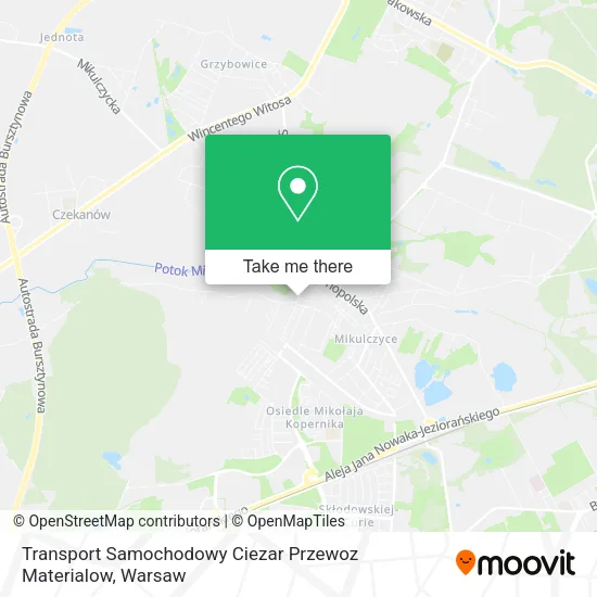 Карта Transport Samochodowy Ciezar Przewoz Materialow