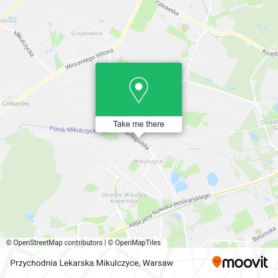 Przychodnia Lekarska Mikulczyce map