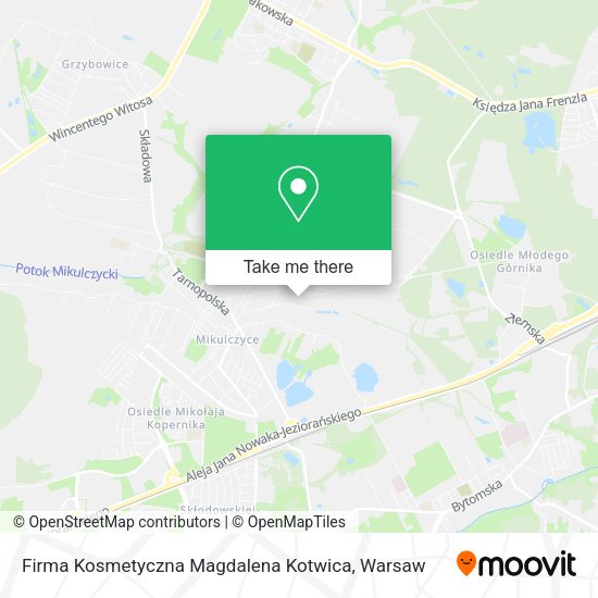 Карта Firma Kosmetyczna Magdalena Kotwica