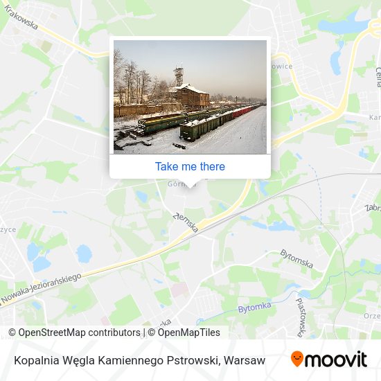 Kopalnia Węgla Kamiennego Pstrowski map