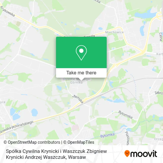 Карта Spółka Cywilna Krynicki i Waszczuk Zbigniew Krynicki Andrzej Waszczuk
