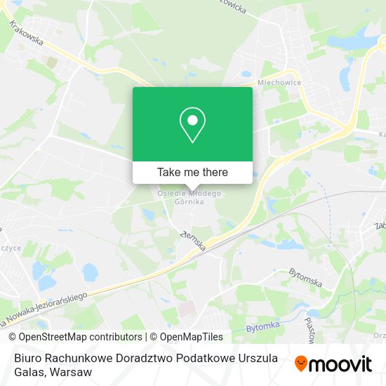 Biuro Rachunkowe Doradztwo Podatkowe Urszula Galas map